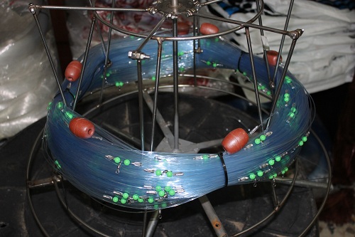 modello tonnara matassa armata per pesce di fondale